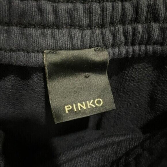 Pinko Western Fringe Mini Skirt Boho Shabby Chic Stretch Stretch With Pockets - Picture 4 of 7